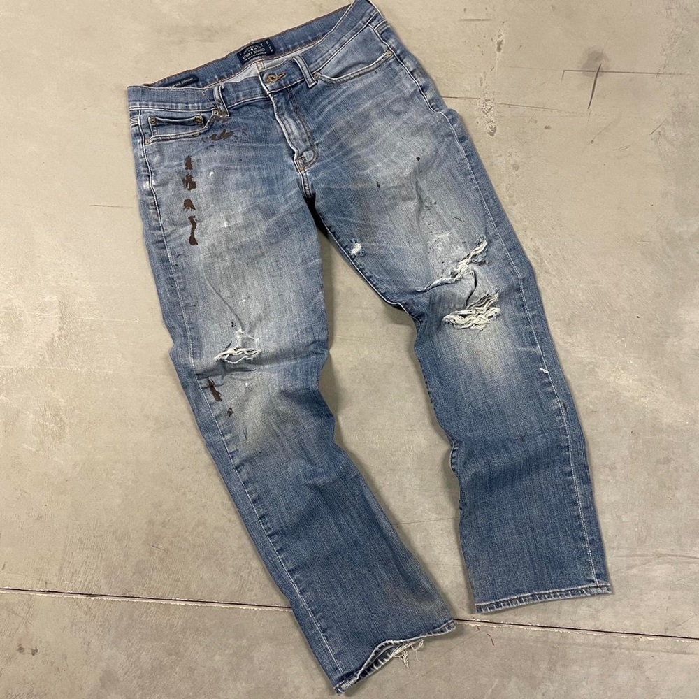 VINTAGE FADED STRAIGHT DENIM lucky brand JEANS